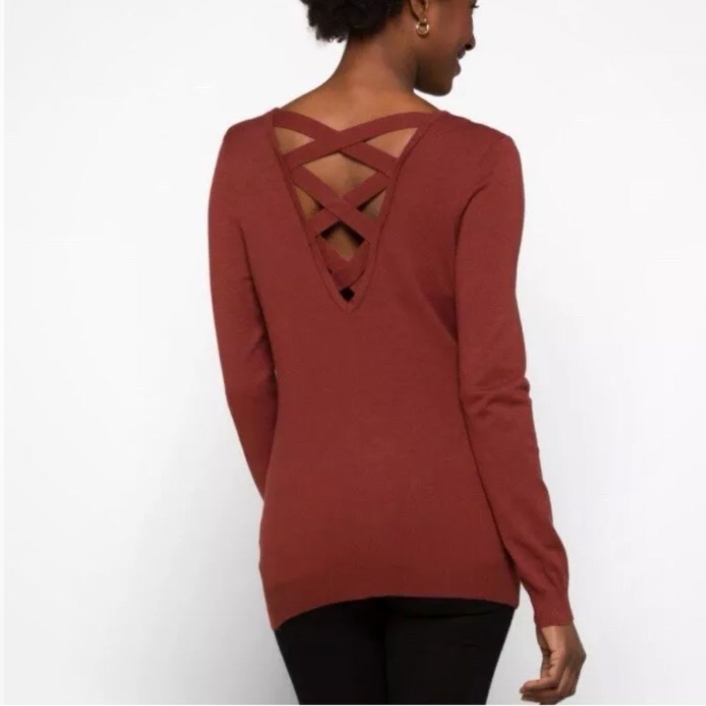 Love Ellie Mia Back Detail Knit Top‎